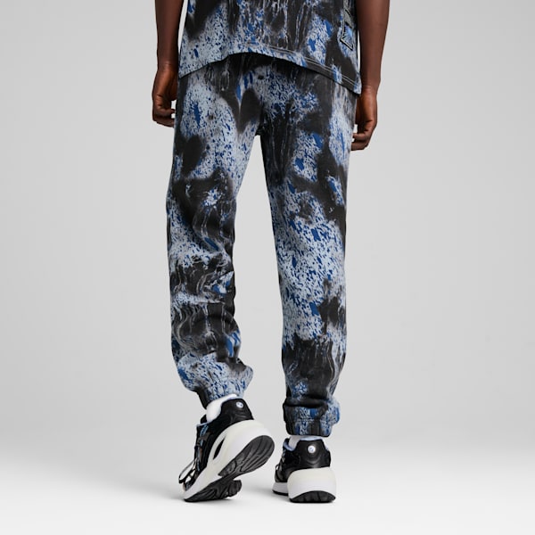 BMW M Motorsport Colour Splash All-over Print Sweat Pants Men, PUMA Black, large-ZAF