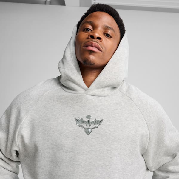 Sudadera hombre Melo Alwayz On 1, Light Gray Heather, large-MEX
