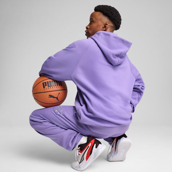 Melo Alwayz On 1 Basketball Hoodie Men, Lavender Alert, large-MEX