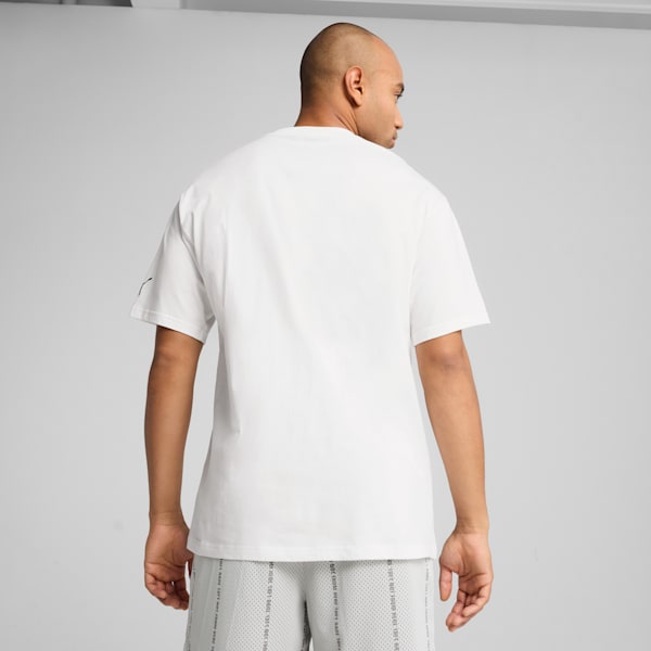 Melo Alwayz On 1 Basketball Tee Men, PUMA White, large-MEX