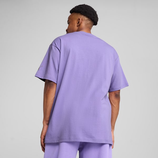 Melo Alwayz On 1 Basketball Tee Men, Lavender Alert, large-MEX