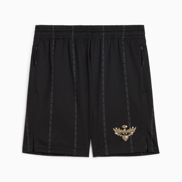 Shorts de basquetbol Melo Alwayz On 1 17cm para hombre, PUMA Black, large-MEX