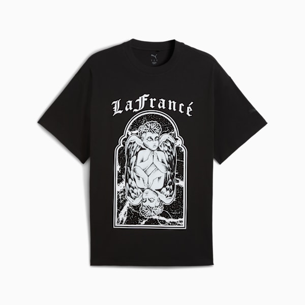 Playera PUMA HOOPS x LAFRANCÉ Written in Chrome, PUMA Black, large-MEX