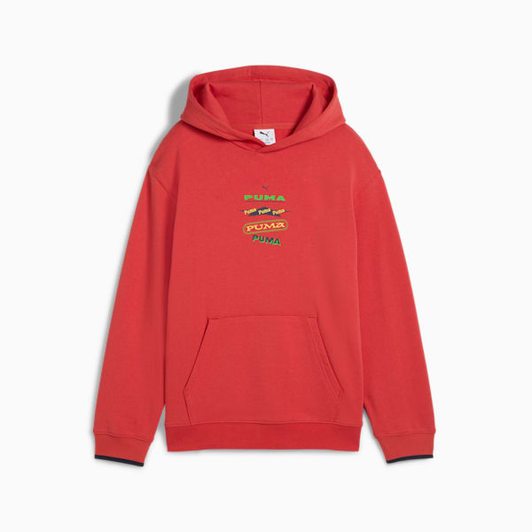Road To Unity Graphic Hoodie Youth, Red Fire, large-MEX
