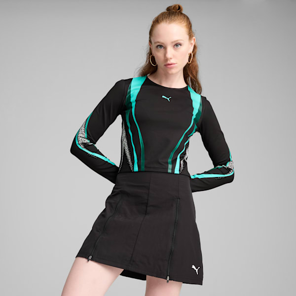 Remera estampada DARE TO para mujer, PUMA Black, large-ARG