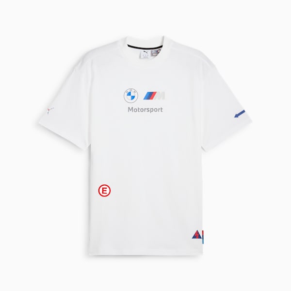 BMW M Motorsport Badge Tee Men, PUMA White, large-ZAF