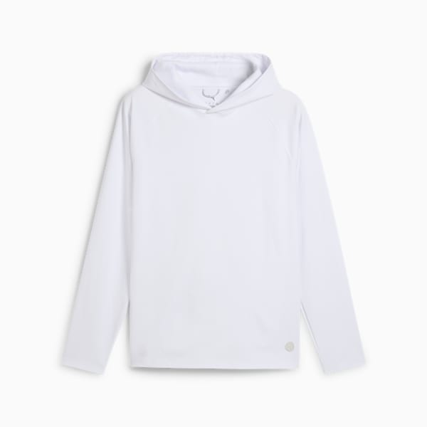 CLOUDSPUN Tech Golf Hoodie Men, White Glow, large-ZAF