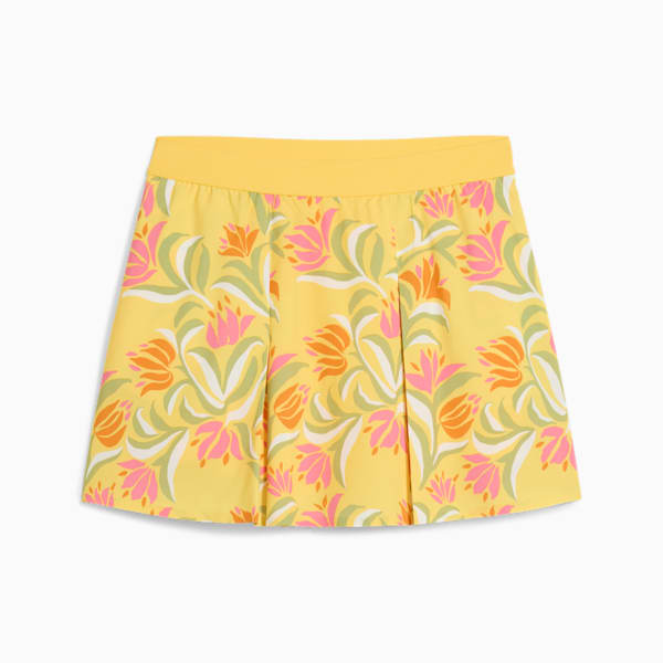 PUMA x DANI DAZEY Pleated Skirt Women, Sunny Yellow, large-ZAF