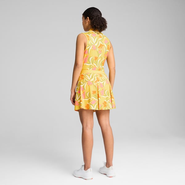 PUMA x DANI DAZEY Pleated Skirt Women, Sunny Yellow, large-ZAF
