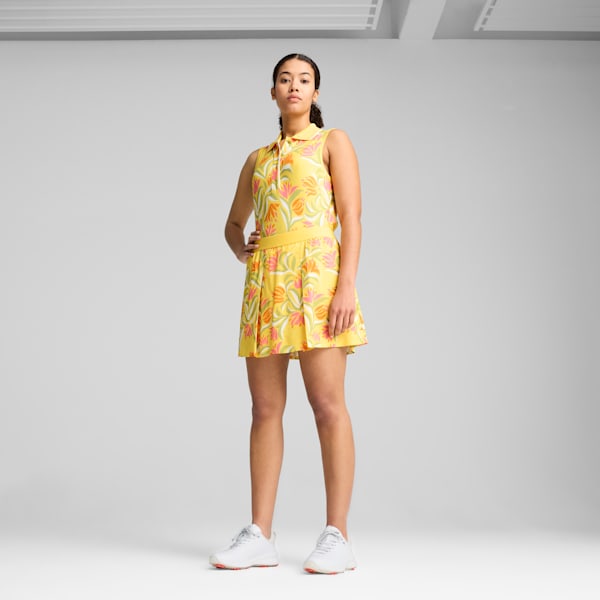 PUMA x DANI DAZEY Pleated Skirt Women, Sunny Yellow, large-ZAF