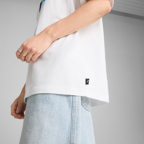 House of Graphics Photo Tee Men, PUMA White, large-MEX