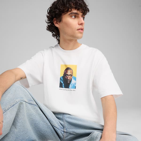 House of Graphics Photo Tee Men, PUMA White, large-MEX