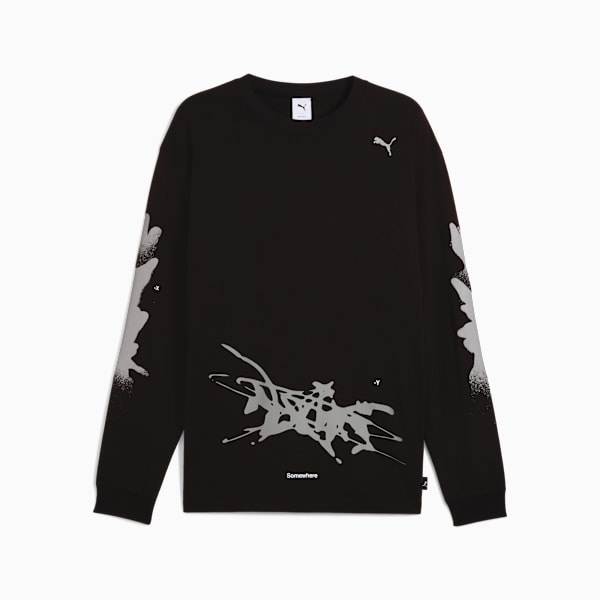 PUMA x NACHO Long Sleeve Top Men, PUMA Black, large-MEX