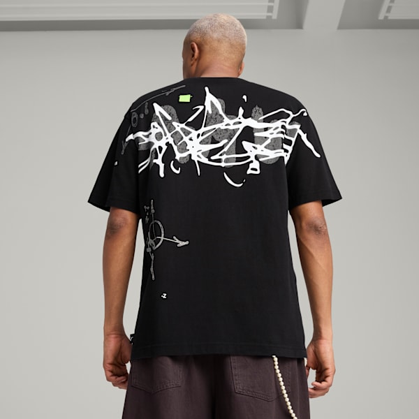 Playera PUMA x NACHO para hombre, PUMA Black, large-MEX