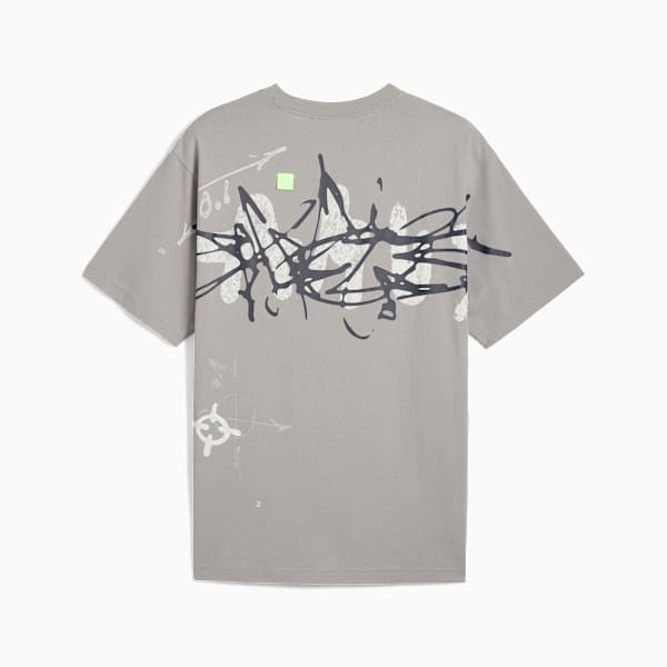 Playera PUMA x NACHO para hombre, Concrete Gray, large-MEX