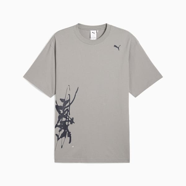 Playera PUMA x NACHO para hombre, Concrete Gray, large-MEX