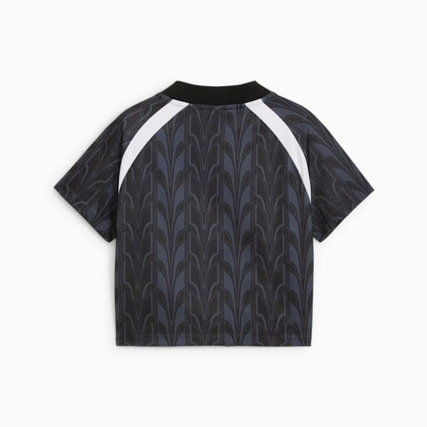 FOOTBALL JERSEY Baby Tee Women, PUMA Black, large-ZAF
