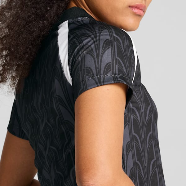 FOOTBALL JERSEY Baby Tee Women, PUMA Black, large-ZAF