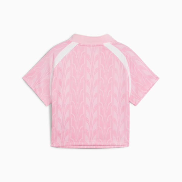 FOOTBALL JERSEY Baby Tee Women, Pink Lilac, large-ZAF