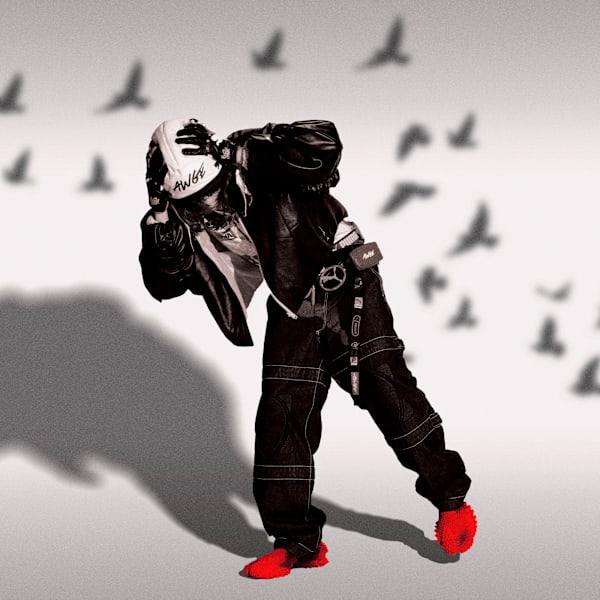 Pantalones con rodilleras A$AP ROCKY x PUMA para hombre, PUMA Black-Denim, large-MEX