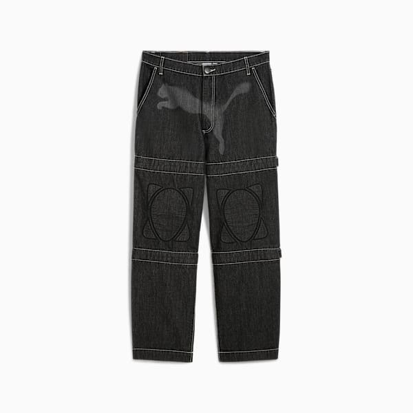 Pantalones con rodilleras A$AP ROCKY x PUMA para hombre, PUMA Black-Denim, large-MEX