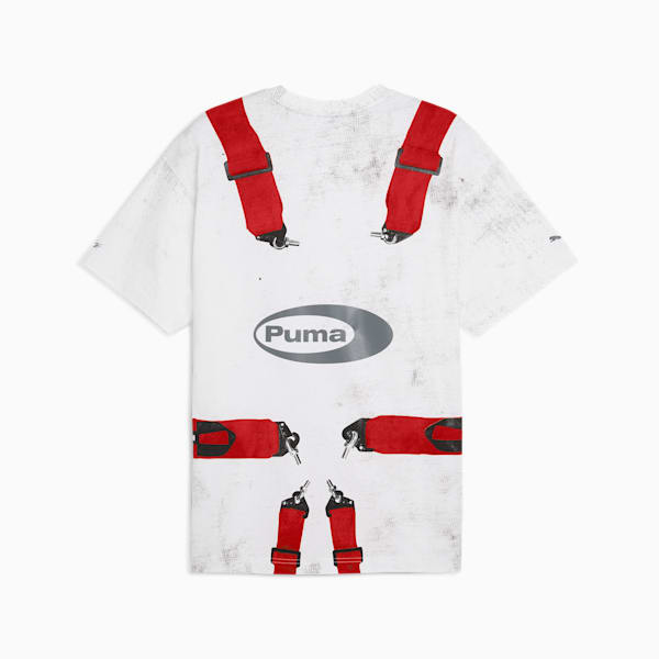 Remera A$AP ROCKY x PUMA Seatbelt, PUMA White-Rosso Corsa, large-ARG