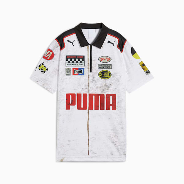 A$AP ROCKY x PUMA Team Zip Polo Men, PUMA White, large-ZAF