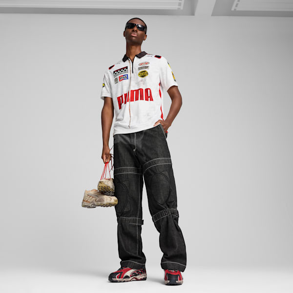 A$AP ROCKY x PUMA Team Zip Polo Men, PUMA White, large-ZAF
