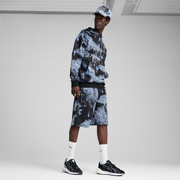BMW M Motorsport Colour Splash All-over Print Shorts Men, PUMA Black, large-MEX