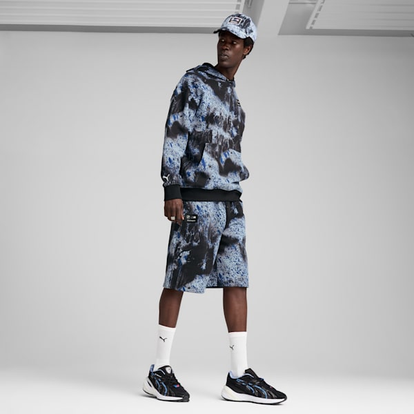 BMW M Motorsport Colour Splash All-over Print Shorts Men, PUMA Black, large-ZAF