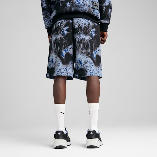 BMW M Motorsport Colour Splash All-over Print Shorts Men, PUMA Black, large-ZAF