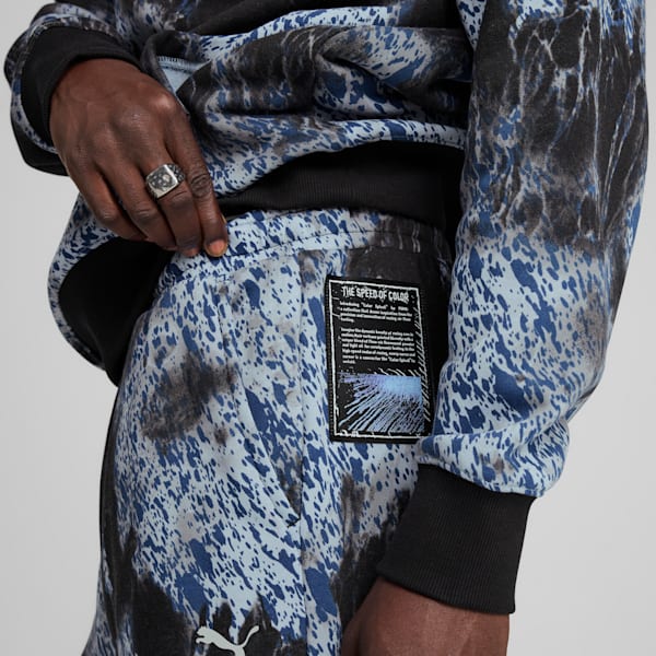 BMW M Motorsport Colour Splash All-over Print Shorts Men, PUMA Black, large-ZAF