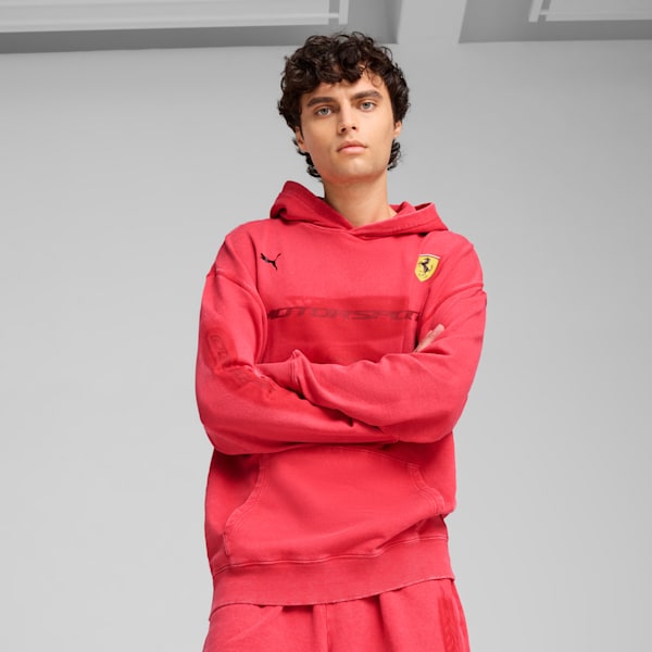 Scuderia Ferrari Desert Sun Hoodie Men, Rosso Corsa, large-ZAF