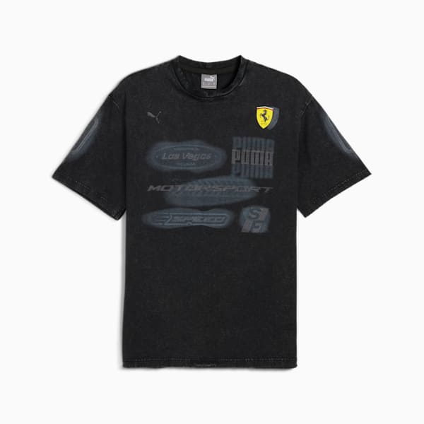 Scuderia Ferrari Desert Sun Tee Men, PUMA Black, large-ZAF