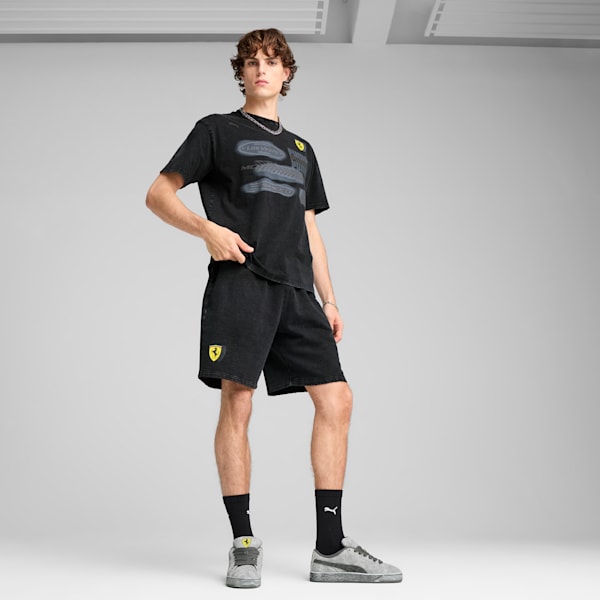Scuderia Ferrari Desert Sun Shorts Men, PUMA Black, large-ZAF