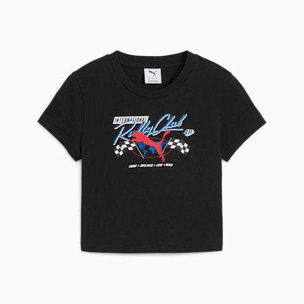 Remera baby tee GRAPHICS Moto para mujer, PUMA Black, large-ARG