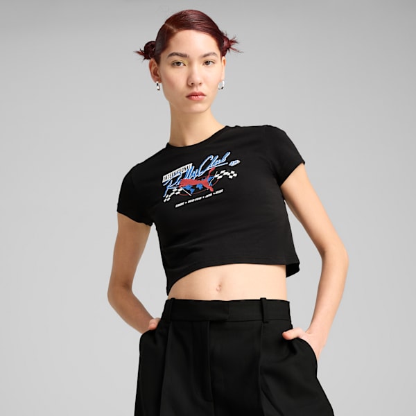 Remera baby tee GRAPHICS Moto para mujer, PUMA Black, large-ARG