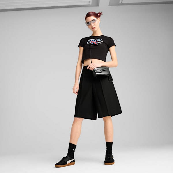 Remera baby tee GRAPHICS Moto para mujer, PUMA Black, large-ARG