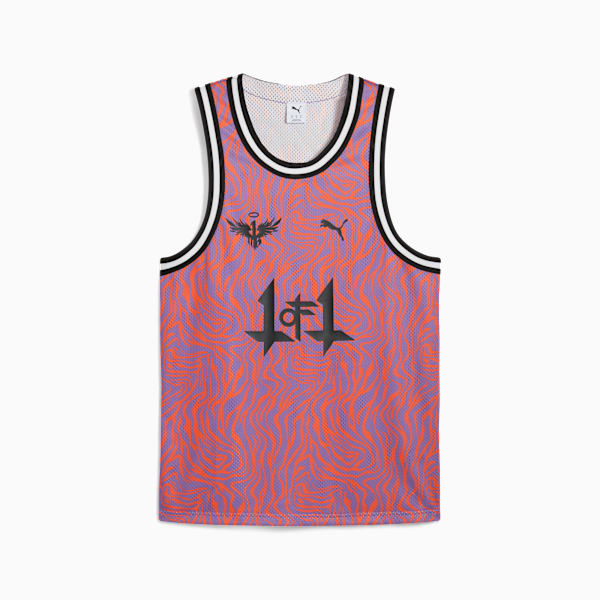 Camiseta de basket Melo x Neymar Jr para hombre, Soft Violet-AOP, large-ARG