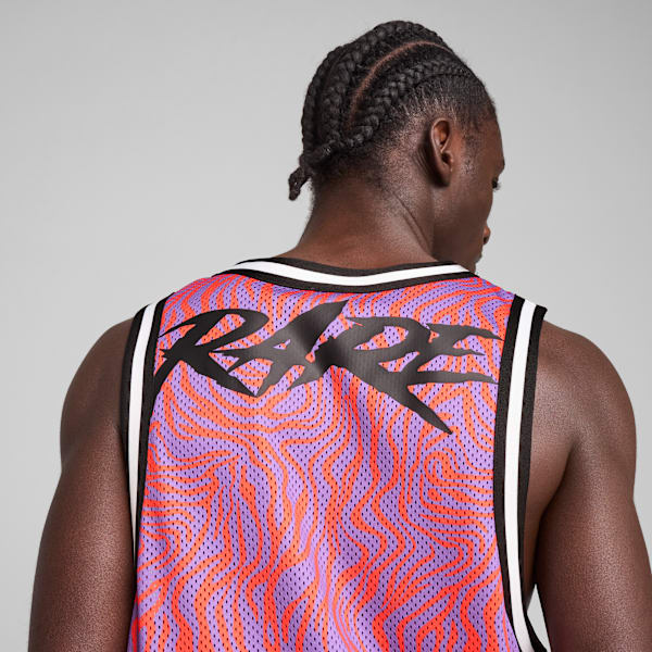 Camiseta de basket Melo x Neymar Jr para hombre, Soft Violet-AOP, large-ARG