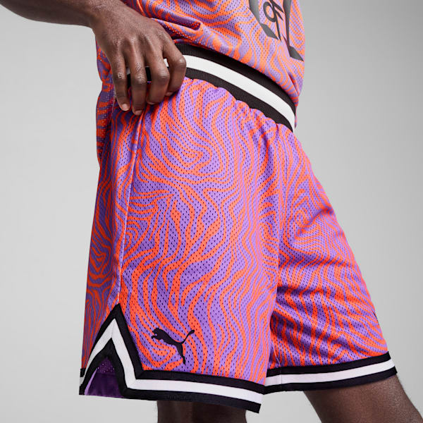Shorts de basket Melo x Neymar Jr para hombre, Soft Violet-AOP, large-ARG