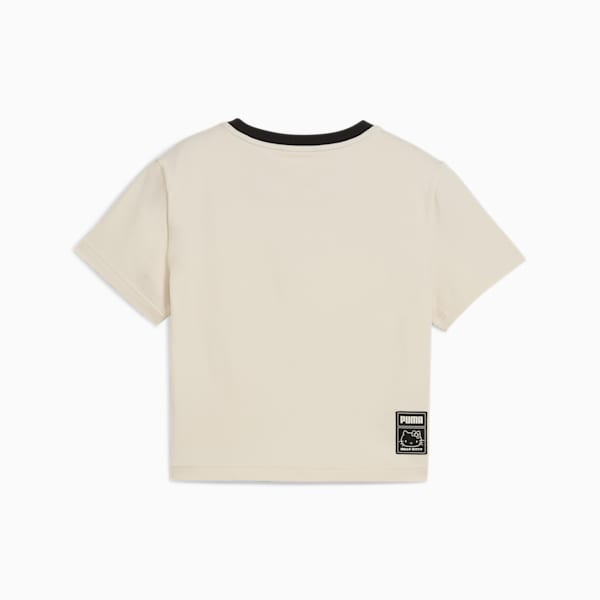 Remera corta PUMA x HELLO KITTY para mujer, Alpine Snow, large-ARG