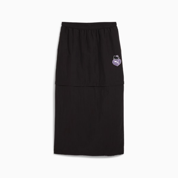 PUMA x HELLO KITTY AND FRIENDS Woven Maxi Skirt Women, PUMA Black, large-MEX
