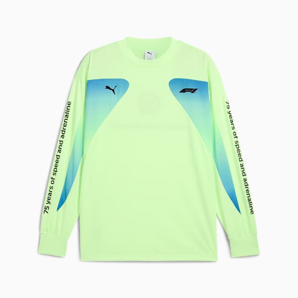 F1® Oversized Long Sleeve Tee Men, Speed Green, large-ZAF