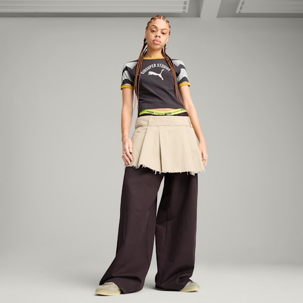 PUMA x KIDSUPER Tee Women, Dark Coal, large-ZAF