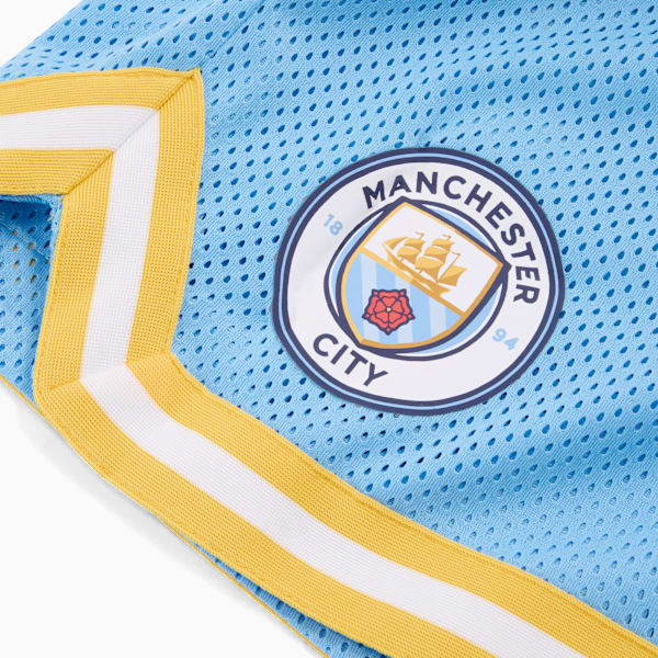 Shorts de básquetbol PUMA HOOPS x MANCHESTER CITY para hombre, Team Light Blue, large-MEX