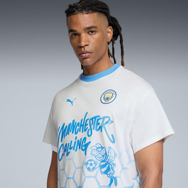Camiseta de básquetbol PUMA HOOPS x MANCHESTER CITY Hombre, PUMA White, large-MEX