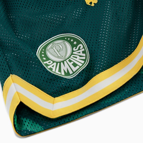 Shorts de básquetbol PUMA HOOPS x SE PALMEIRAS para hombre, Malachite-Jade Green-AOP, large-MEX