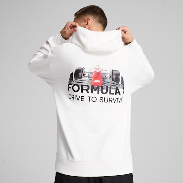 F1® Drive to Survive Graphic Hoodie Men, PUMA White, large-ZAF