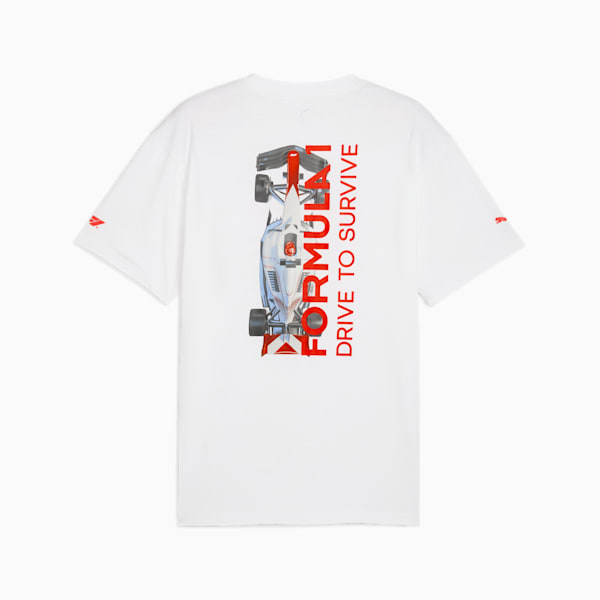 F1® Drive to Survive Graphic Tee Men, PUMA White, large-ZAF